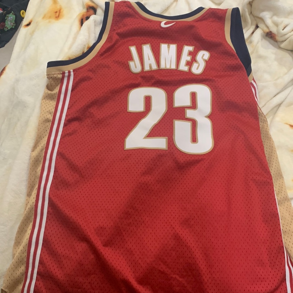Authentic Stitched LeBron James jersey